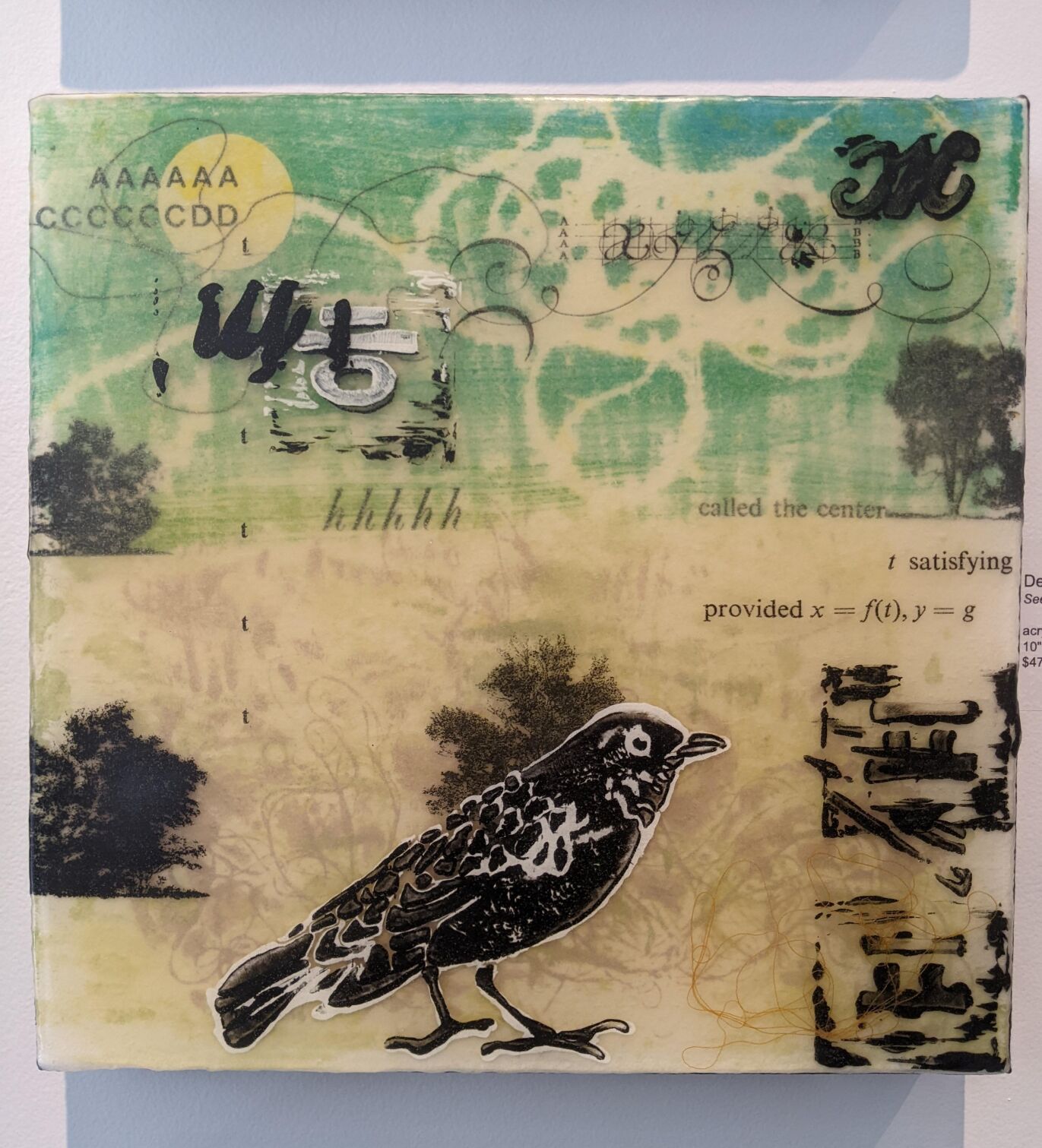 A collage work by Debi Pendell